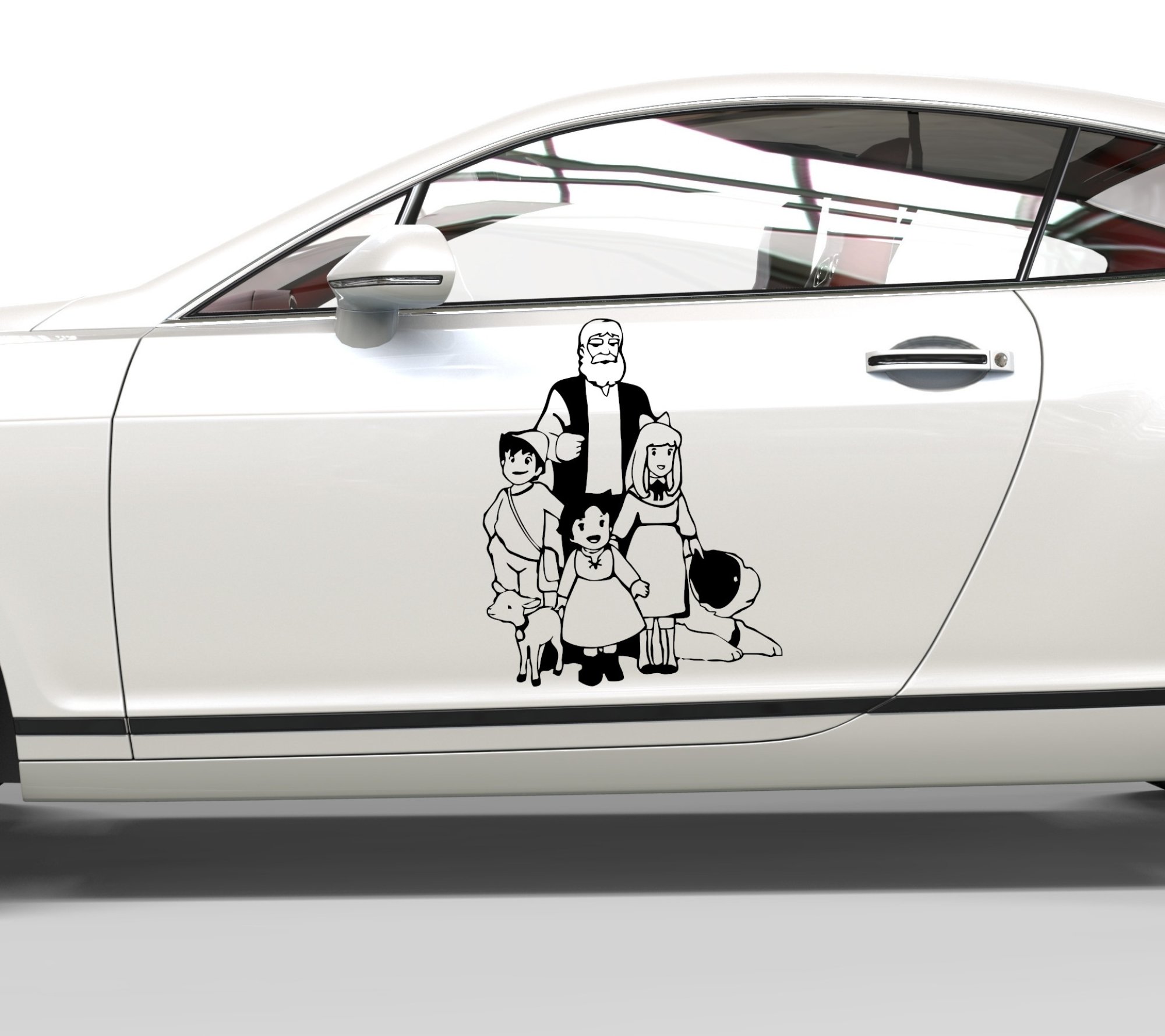 46238 Heidi und Freunde Aufkleber